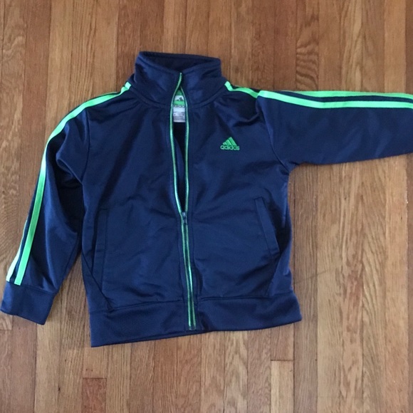 neon green adidas jacket